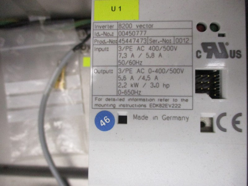 TRUMPF 05-27-55-00 400/500VAC 5.8/7.3A UNMP