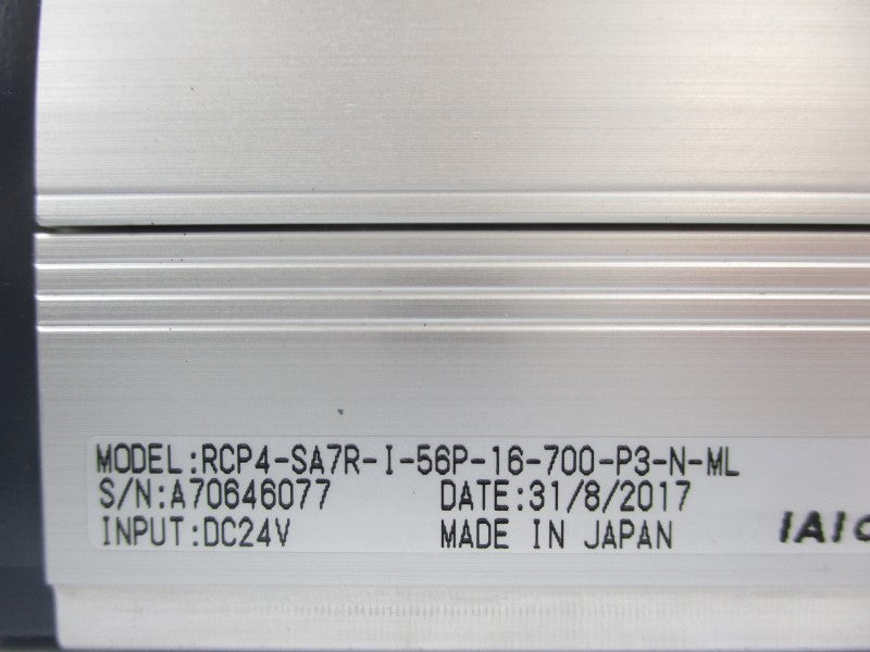 IAI RCP4-SA7R-I-56P-16-700-P3-N-ML 24VDC NSNP