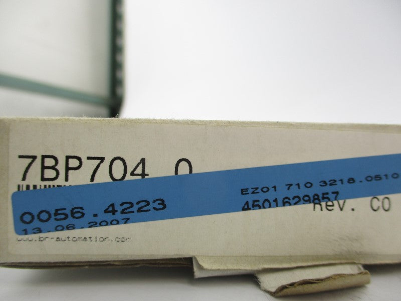 BR AUTOMATION 7BP704.0 REV. C0 NSMP
