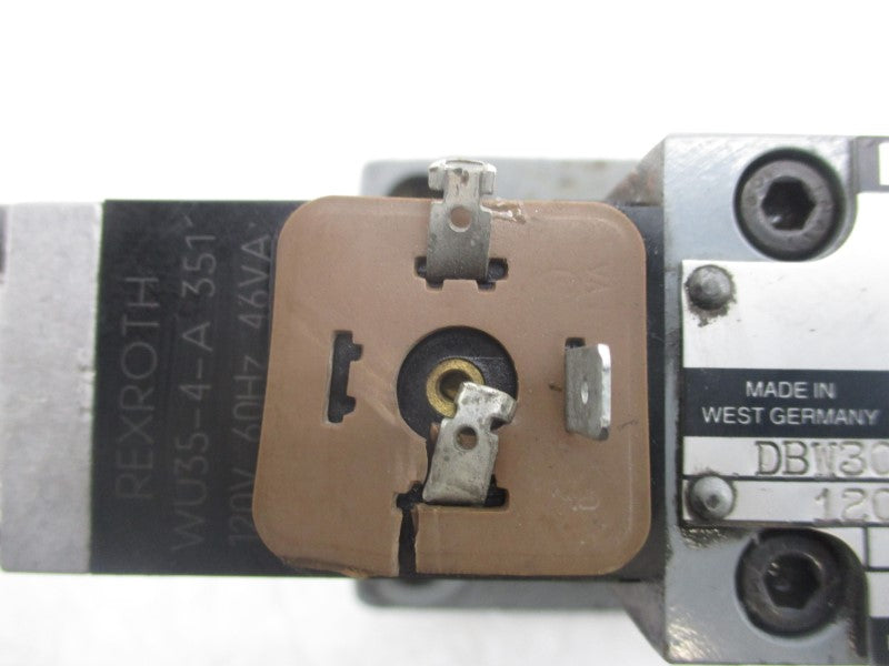 REXROTH DBW30B2-51/315-6AW 120-60NZ55LV/12 (AS PICTURED) UNMP