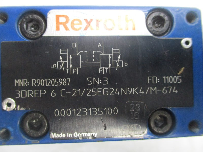 REXROTH R901205987 3DREP6C-21/25EG24N9K4/M-674 NSNP