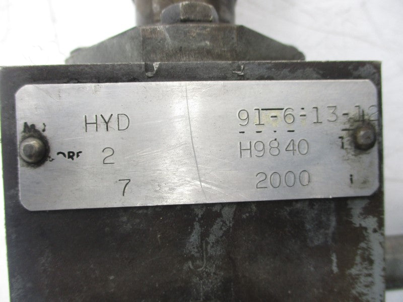 CARTER MACHINE 91-6-13-12 H9840 2000PSI UNMP