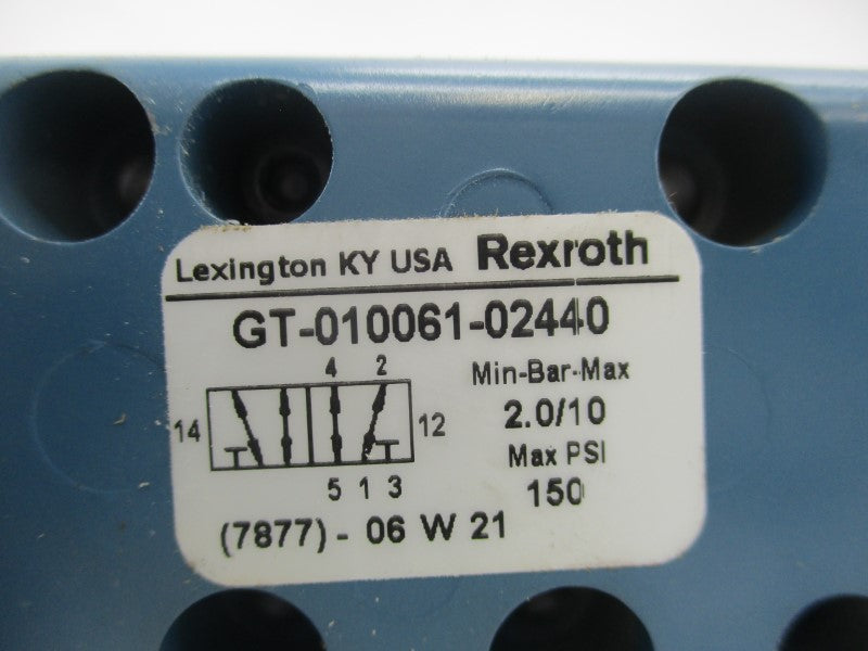 REXROTH GT-010061-02440 120VAC 150PSI NSMP
