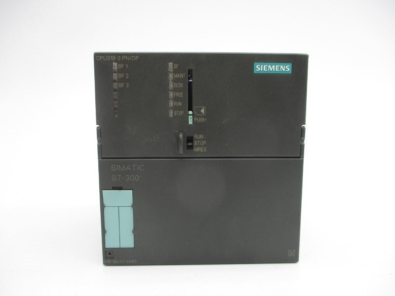 SIEMENS 6ES7318-3EL01-0AB0 CPU319-3PN/DP F/W V3.2.10 (AS PICTURED) NSMP
