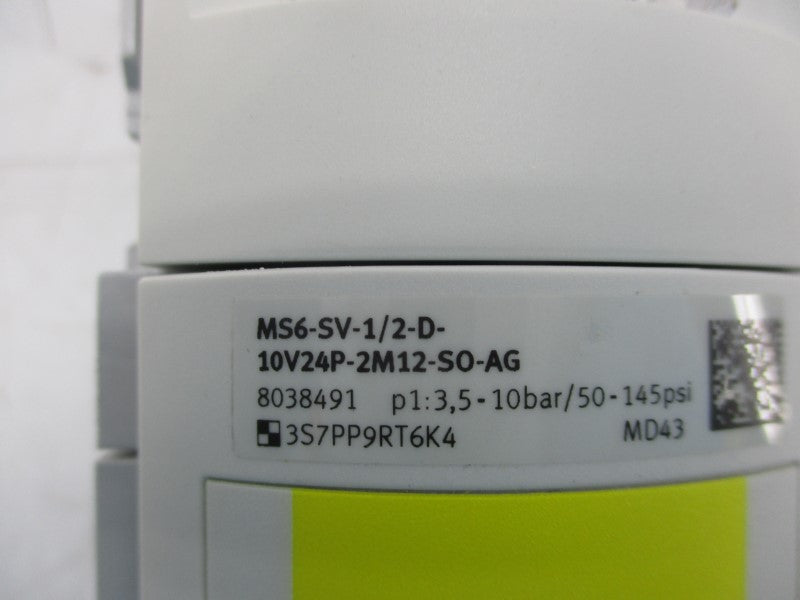 FESTO MS6-SV-1/2-D-10V24P-2M12-SO-AG NSNP