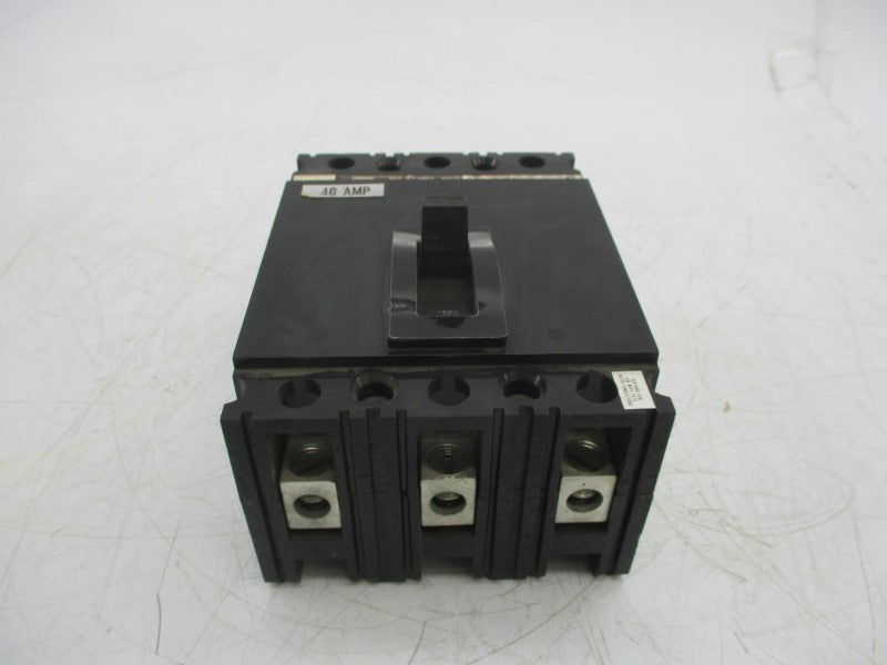 SQUARE D FAL34040 (BLACK) 480VAC 40A NSNP