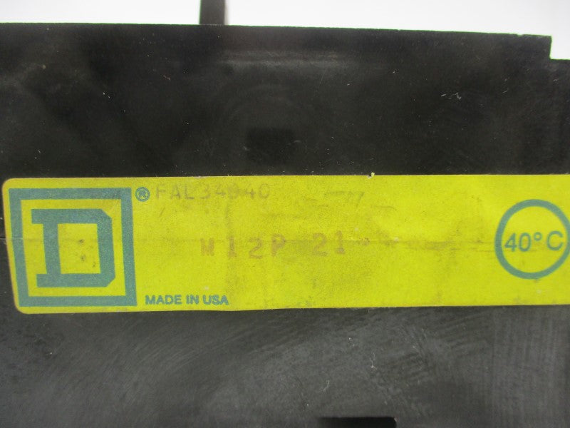 SQUARE D FAL34040 (BLACK) 480VAC 40A NSNP