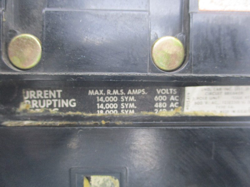 SQUARE D FA-36020 (BLACK) 600VAC 20A UNMP