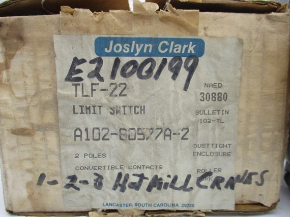 JOSLYN CLARK TLF-22 A102-80577A-2 600VAC 25A NSNP