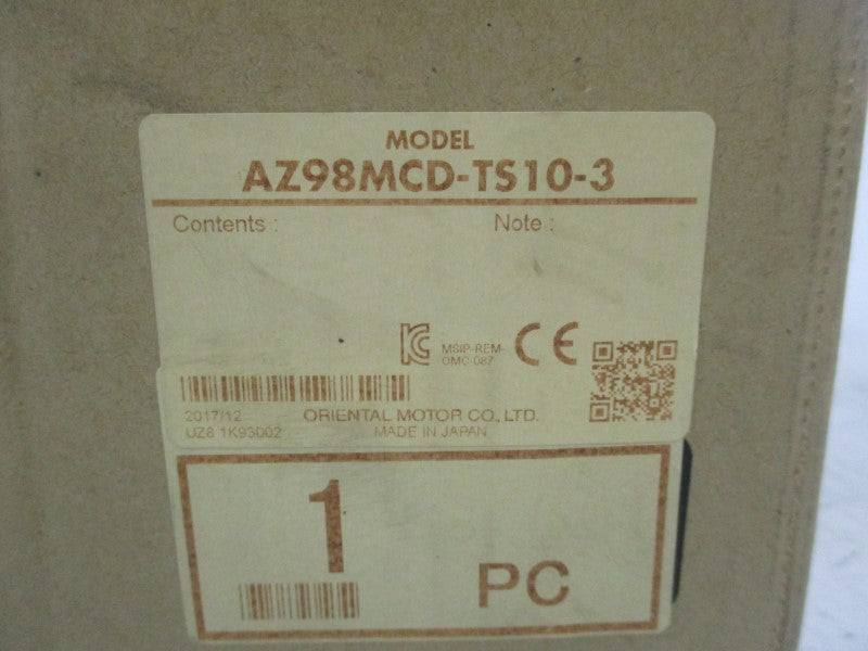 ORIENTAL MOTOR AZM98MC-TS10 3.28VDC 1.13A NSMP