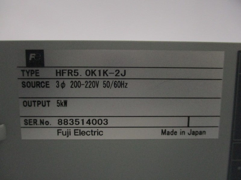 FUJI ELECTRIC HFR5.OK1K-2J 200-220V NSMP