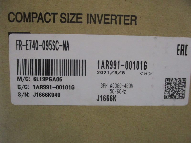 MITSUBISHI FR-E740-095SC-NA 380-480VAC 15.1A NSMP