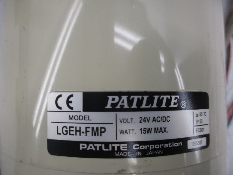 PATLITE LGEH-202FM-P-BY 24VAC NSMP