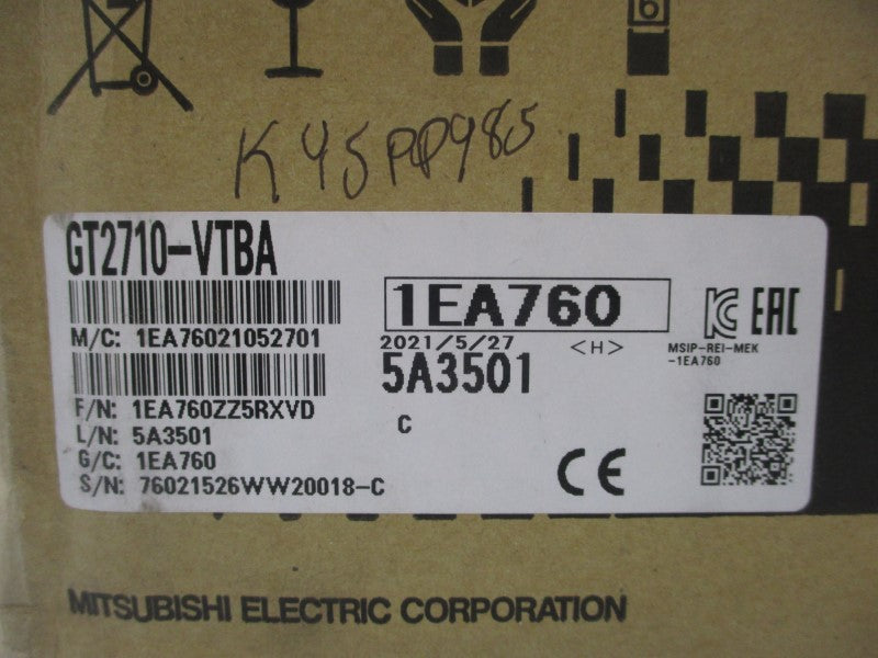 MITSUBISHI GT2710-VTBA 100-240VAC NSMP