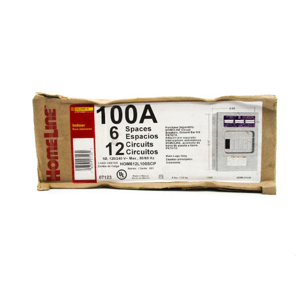 SQUARE D HOM6-12L100SCP SER. 001 120/240V NSFS