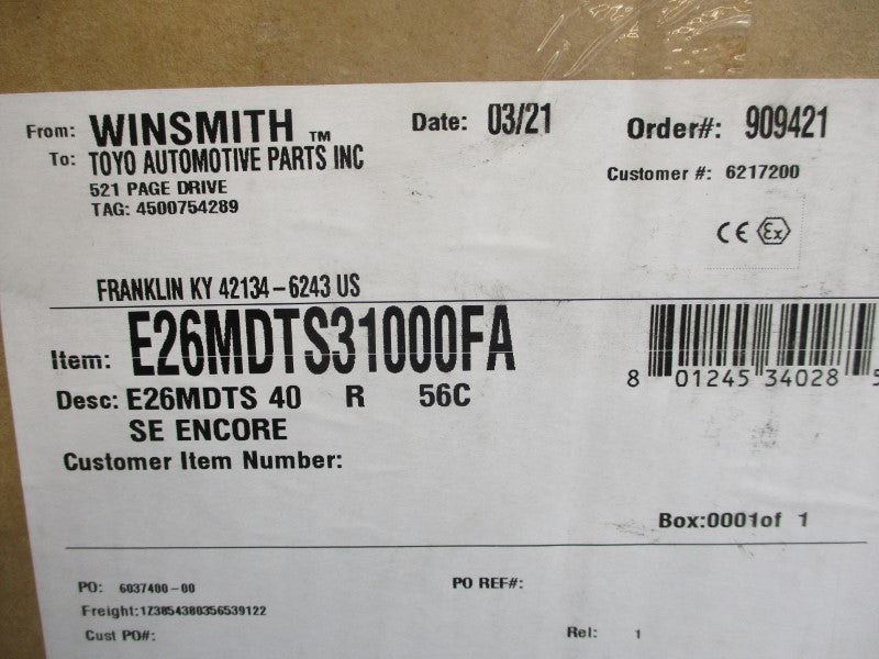 WINSMITH E26MDTS31000FA NSMP