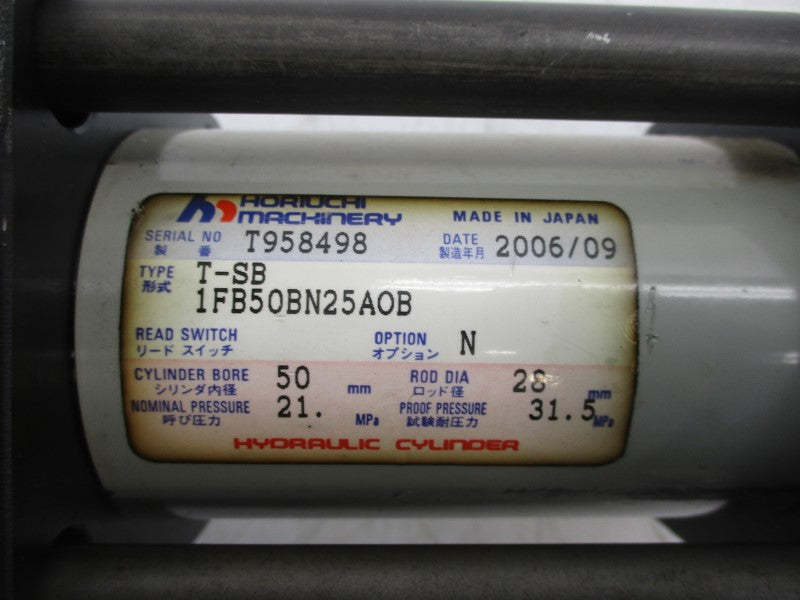 HORIUCHI MACHINERY T-SB1FB50BN25AOB NSNP
