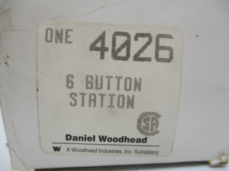 WOODHEAD 4026 250VAC 20A NSMP