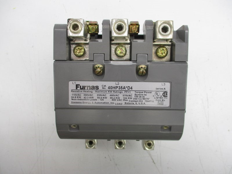 FURNAS 40HP35AFD4 SER. A 110/120V 125A NSMP