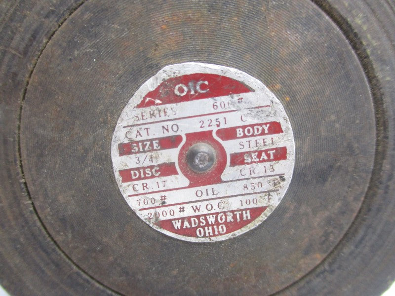 OIC 2251 3/4" 2251 UNMP