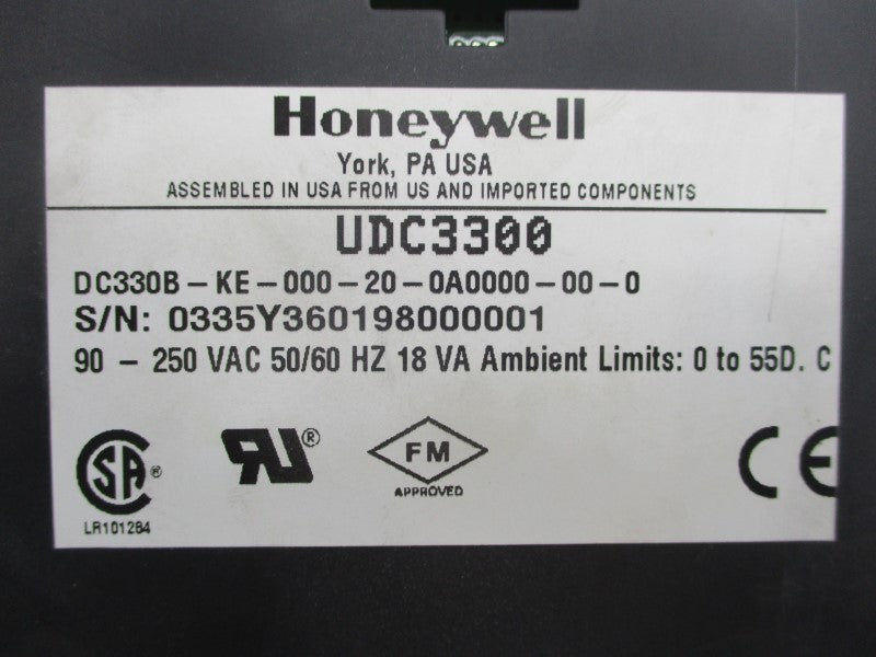 HONEYWELL DC330B-KE-000-20-0A0000-00-0 90-250VAC NSMP