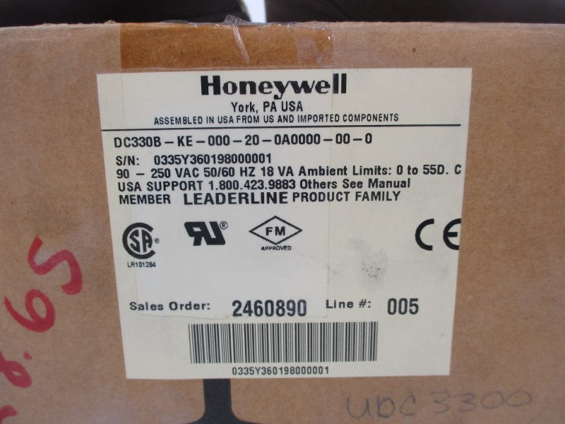 HONEYWELL DC330B-KE-000-20-0A0000-00-0 90-250VAC NSMP