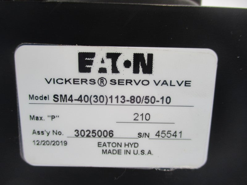 EATON SM4-40(30)113-80/50-10 NSNP