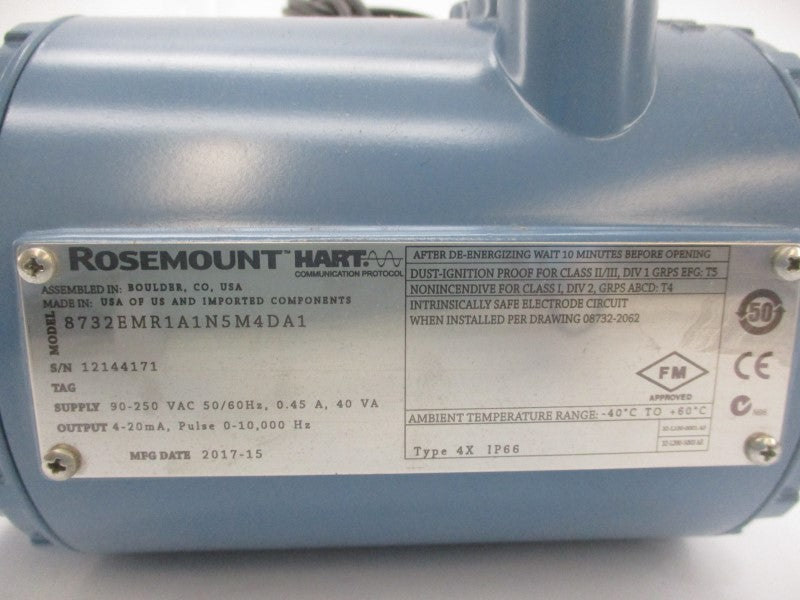 ROSEMOUNT 8732EMR1A1N5M4DA1 90-250VAC 0.45A NSNP