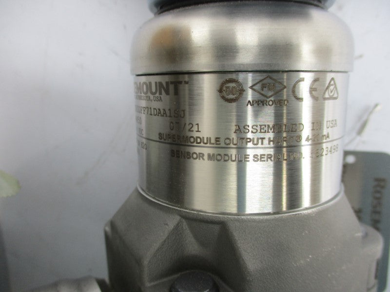 ROSEMOUNT 3051SAL2SG3AA2A1020DFF71DAA1SJ 10-.5-42.4VDC 36PSI NSMP