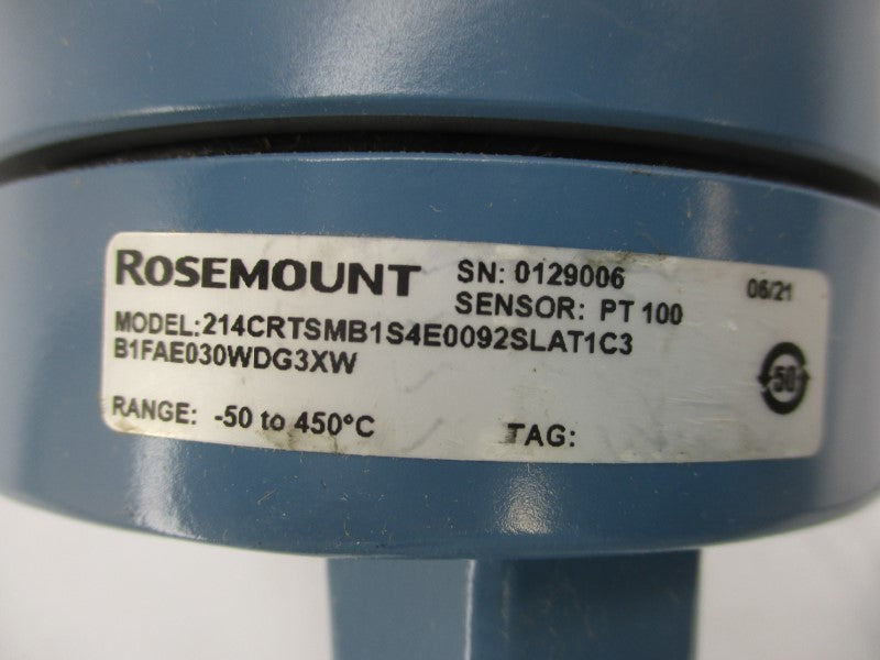 ROSEMOUNT 214CRTSMB1S4E0092SLAT1C3B1FAE030WDG3XW NSNP