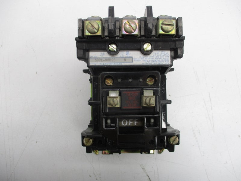 ALLEN BRADLEY 500L-B0D93 SER. B 110/115-120V NSMP