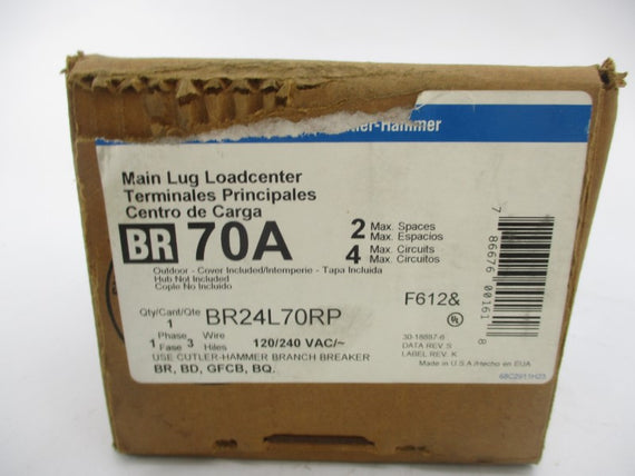 EATON BR24L70RP 120/240VAC 70A NSFS