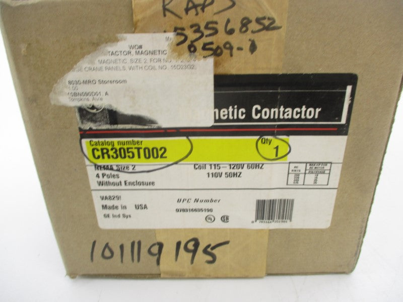 GENERAL ELECTRIC CR305T002 110/115-120V NSFS