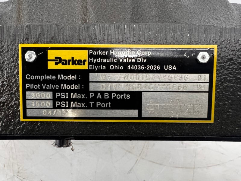 PARKER D61VW001C4NYGF3S 3000PSI NSMP