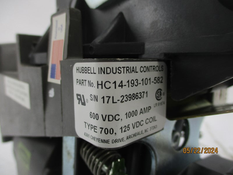 HUBBELL HC14-193-101-582 125V 1000A NSNP