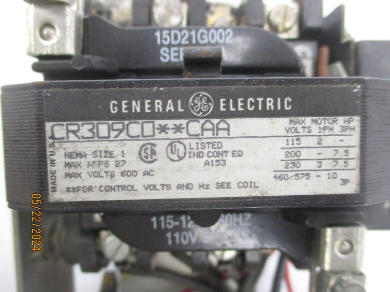 GENERAL ELECTRIC CR309C002CAA 110/115-120V 27A NSMP
