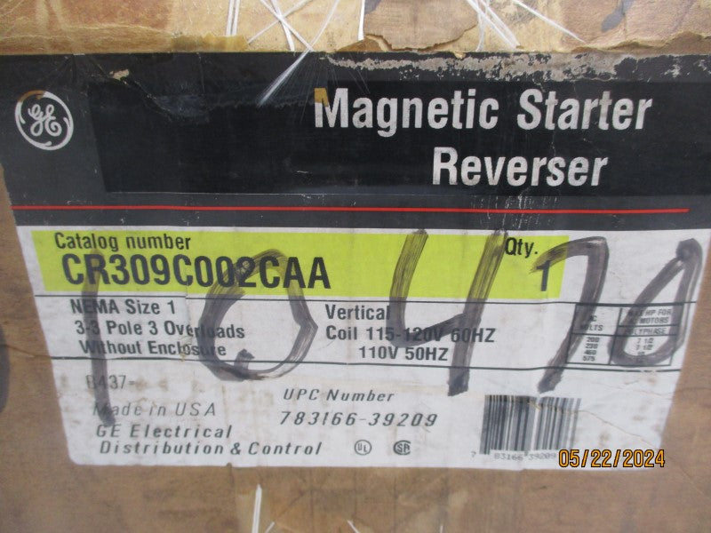 GENERAL ELECTRIC CR309C002CAA 110/115-120V 27A NSMP