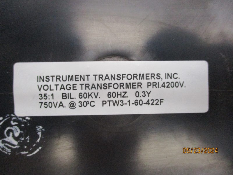 INSTRUMENT TRANSFORMERS PTW3-1-60-422F 750VAC NSNP