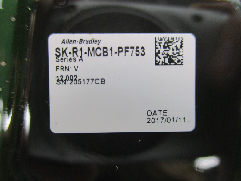 ALLEN BRADLEY SK-R1-MCB1-PF753 SER. A F/W V12.002 12VDC NSMP