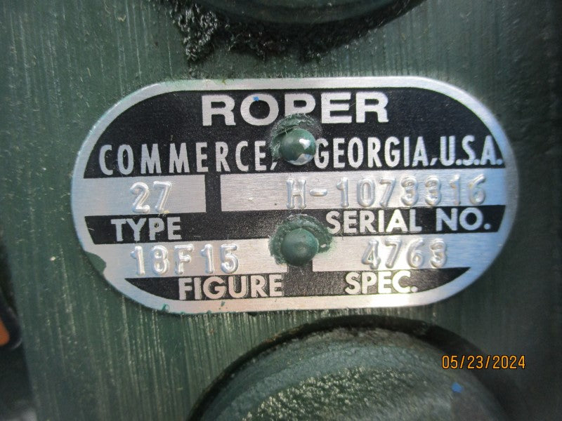 ROPER TYPE 27 18F15 (AS PICTURED) NSMP