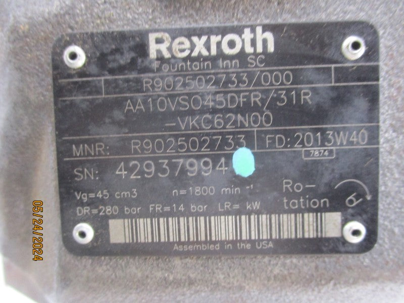 REXROTH R902502733 AA10VS045DFR/31R-VKC62N00 UNMP