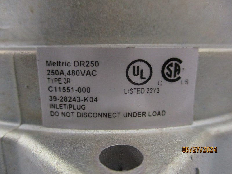 MELTRIC DR250 39-28243-K04 480VAC 250A NSMP