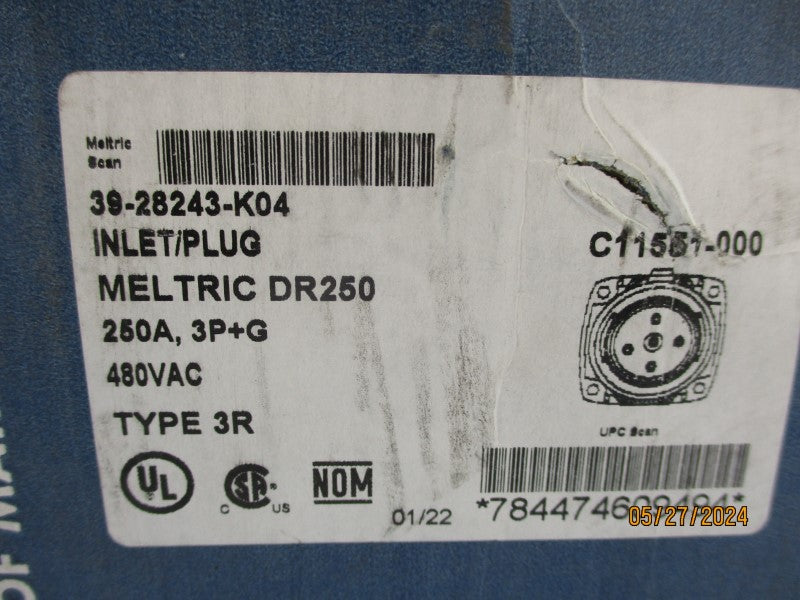 MELTRIC DR250 39-28243-K04 480VAC 250A NSMP