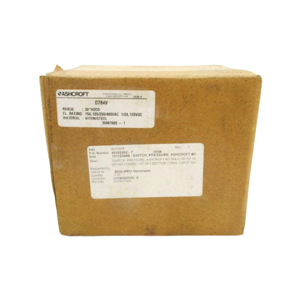 ASHCROFT D764V 480VAC 15A NSFS