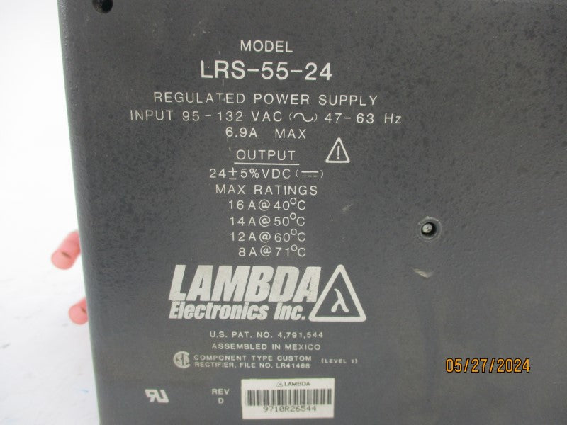 LAMBDA ELECTRONICS LRS-55-24 95-132VAC 6.9A NSNP