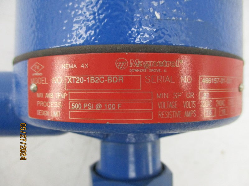 MAGNETROL XT20-1B2C-BDR 120VAC 15A NSNP