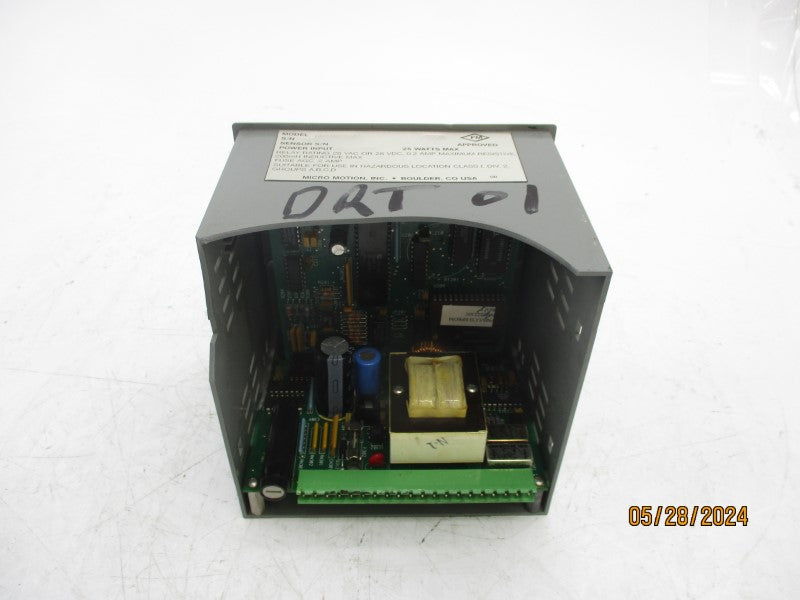 MICRO MOTION FMS1RS1CA 115VAC 0.2A (AS PICTURED) UNMP