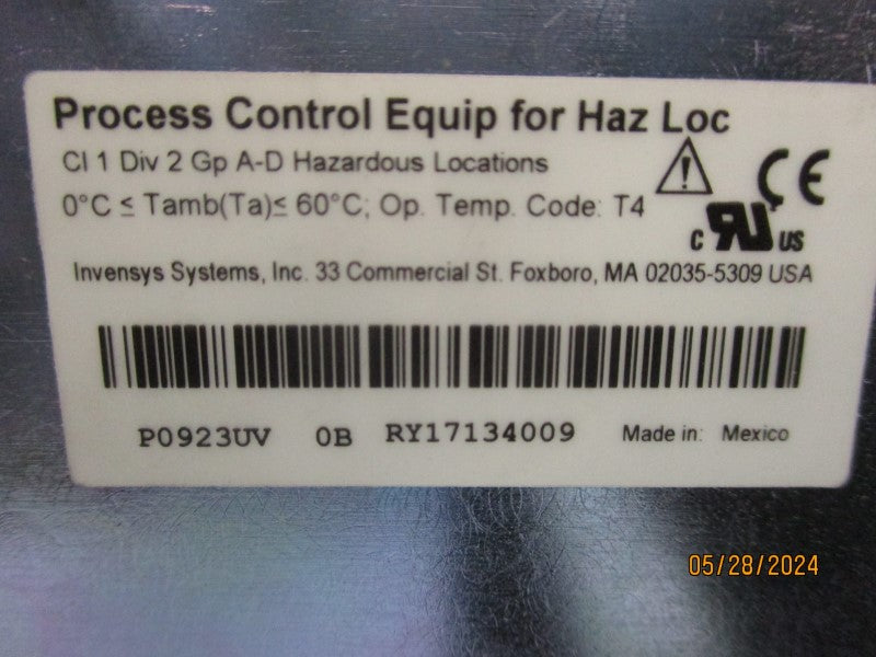 FOXBORO P0923UV NSNP