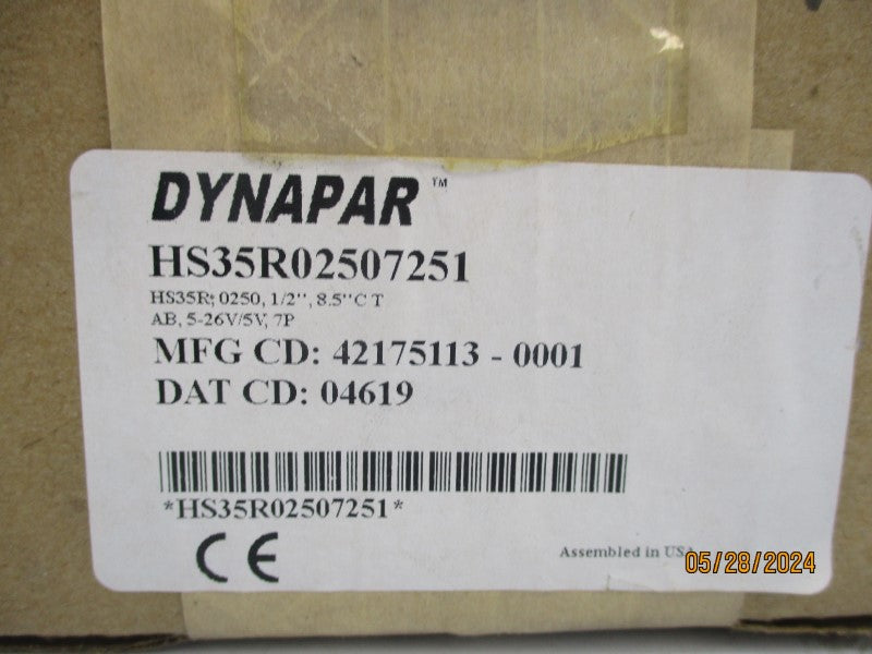 DYNAPAR HS35R02507251 5-26V 1/2" NSMP