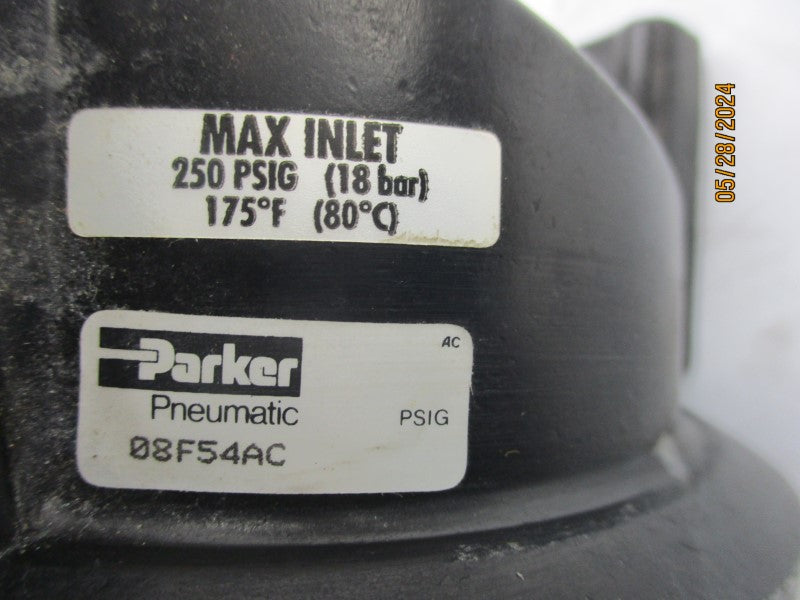 PARKER 08F54AC 250PSI UNMP